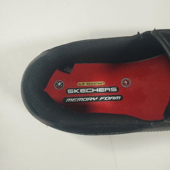 NEW Skechers Men’s Work Shoes Size 12 Black Slip Resistant \